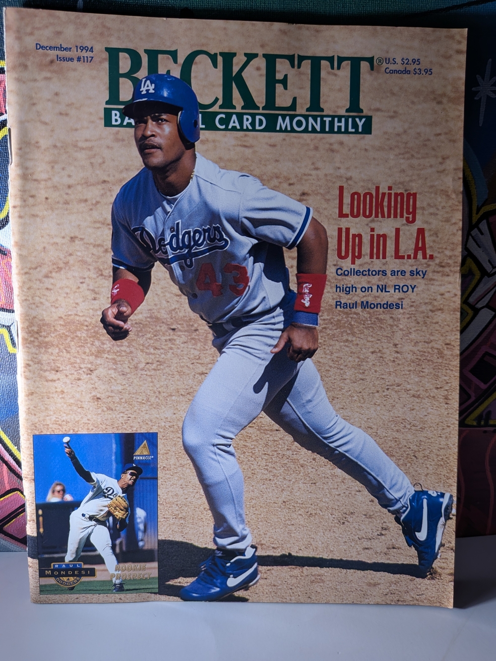 December 1994 ⚾ Raul Mondesi, LA DODGERS — Beckett Baseball Card Magazine